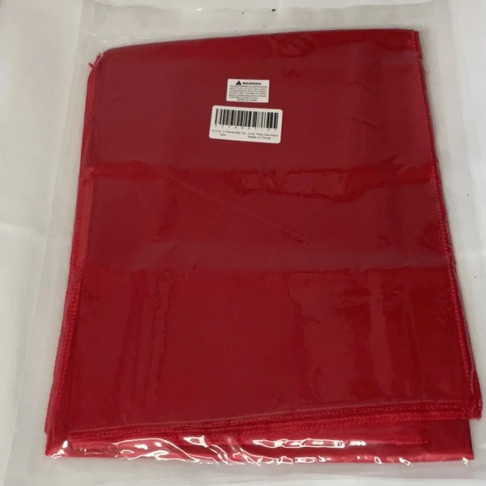 Elegant Red Satin Napkins set of 12